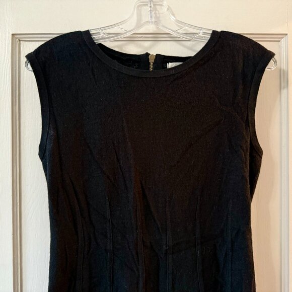 Anthropologie | Sparrow Black Wool Shift Dress - Picture 4 of 12